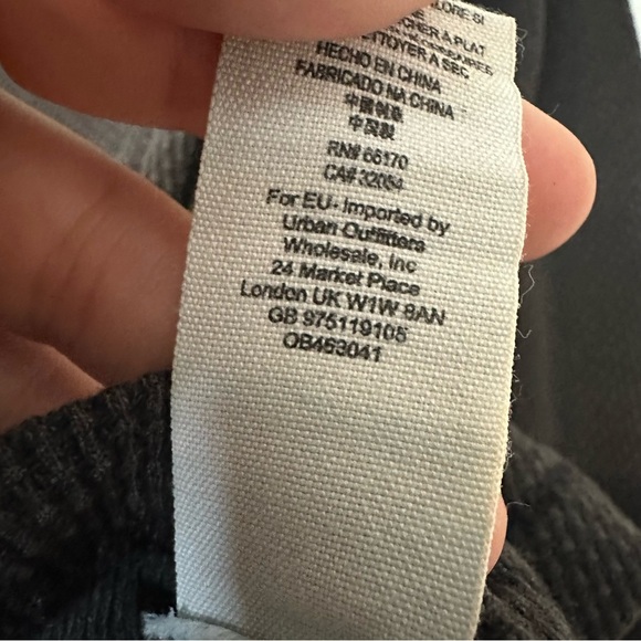 Free People Black Roses Jacquard Cuff Thermal Long Sleeve Top Womens XS - Picture 7 of 8